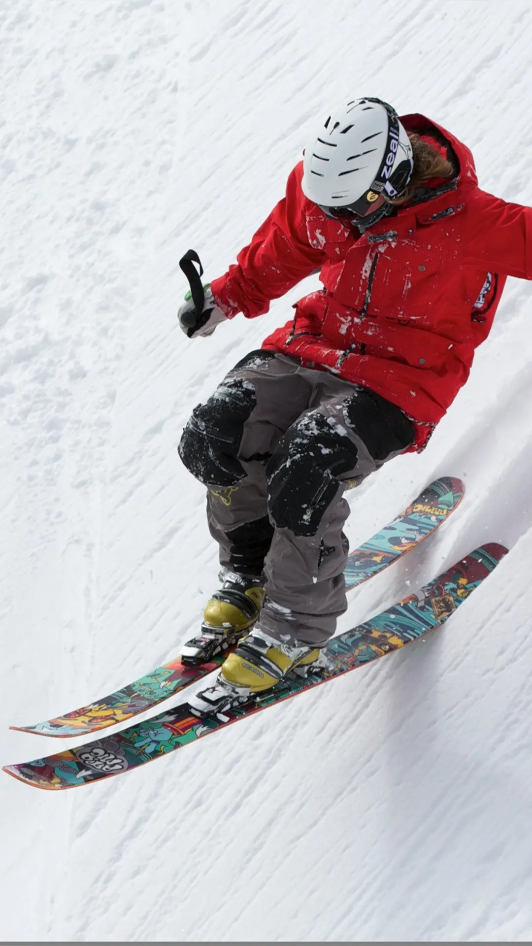 Adventure Packers ski instructor on the slopes