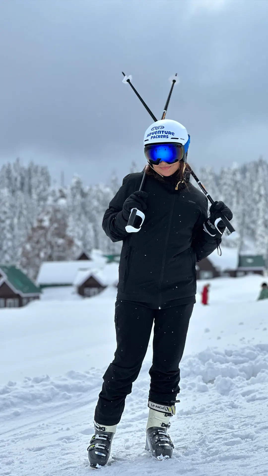 Gulmarg ski resort winter