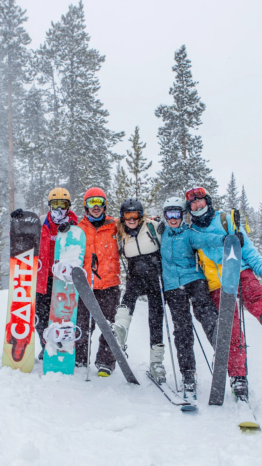 Skiing down the slopes of Gulmarg